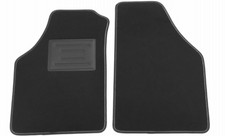 ASC tappetini auto anteriori set 2pz LANCIA MUSA 2004-2012 con battitacco gomma