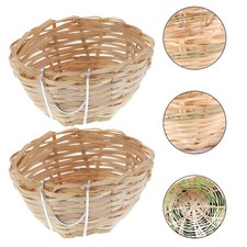  Gabbia nido uccelli bambù 10