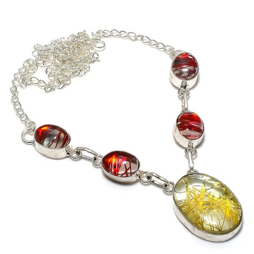 Collana con gioielli - , in