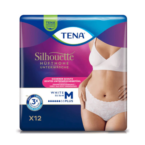 Tena silhouette plus white - silhouette,