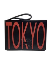 Salvatore Ferragamo pochette tracolla borsa a mano pelle nera piccola borsa autentica