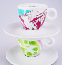 UNUSED 2 tazzine illy cups