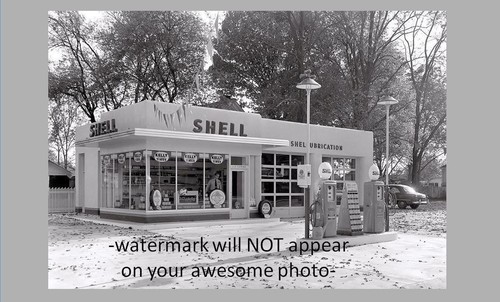 Vintage shell stazione - stazione, di