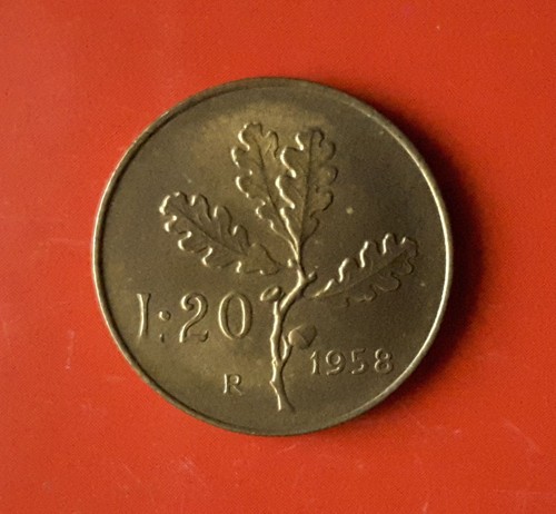 Lire 1958 k476 - 20, [k476]