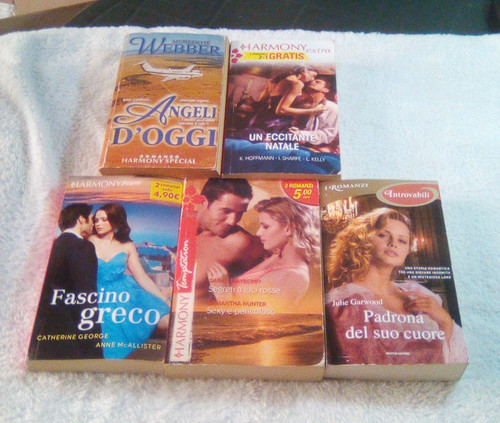 Lotto libri romanzi harmony - libri,