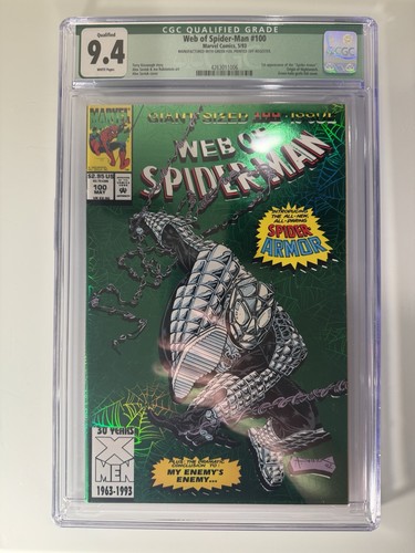 Web spider man 100 cgc - #100,