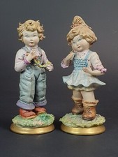 Coppia sculture porcellana - coppia, in