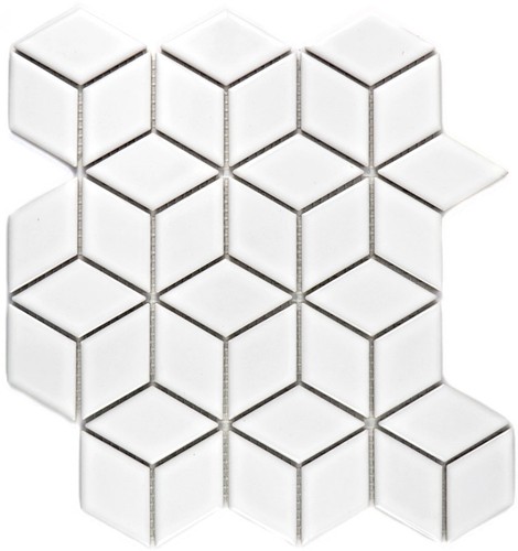 Mosaico ceramica bianco - mosaico,
