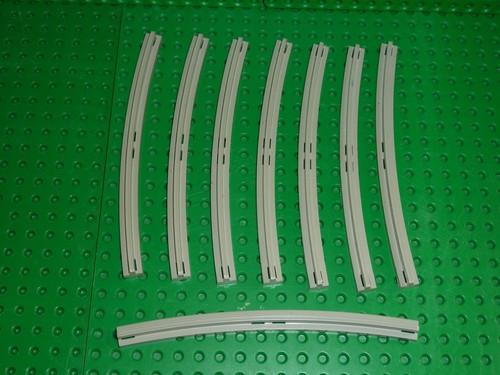 Piece rail courbe lego - 8x,