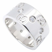 Anello gucci icon largo oro - icon, in
