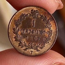 1 CENTESIMO 1867 TORINO
