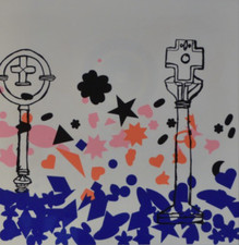 ENRICO BAJ, litografia a