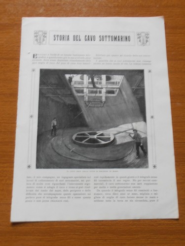 1909 storia del cavo - 1909,