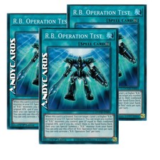 R.B. OPERATION TEST 3x • (Operazione Test R.B.) • Super R • DOOD EN094 • 1Ed