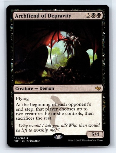 Archfiend depravity raro - of,