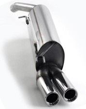 Scarico sportivo Fox ESD acciaio inox 2 x 76 mm Fiat Bravo dall'anno 06 1.4 l 55/88/110 kW