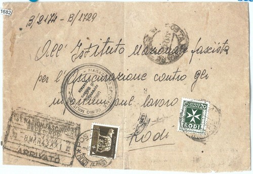 71682 rodi storia postale - 71682,