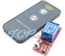 Interruttore infrarossi 1 canale relè scheda guida 5V telecomando attivo M213