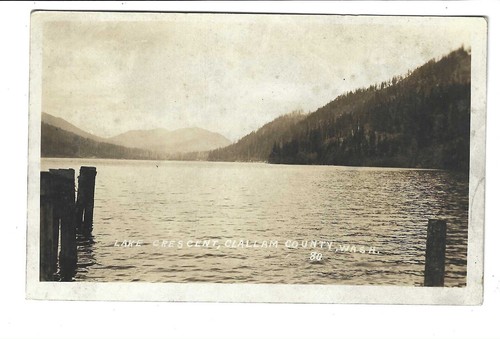Postcard rppc lake - postcard,