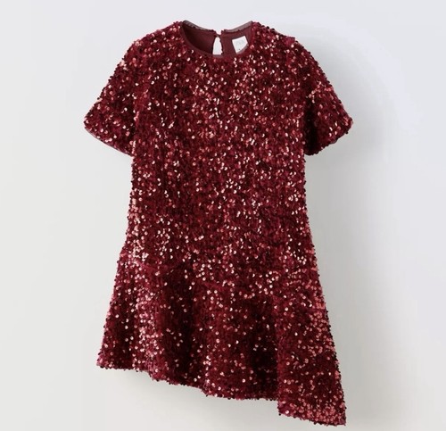 Abito con paillettes bambina