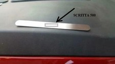 PLACCA ACCIAIO PER FIAT 500