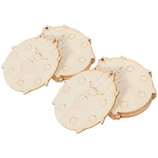  20 Pcs Fornitura Di Verniciatura Artigianato in Legno Non Finito