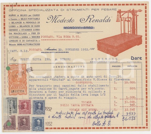 1952 fossano modesto - 1952,