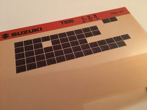 Suzuki t500 69 70 - suzuki, t