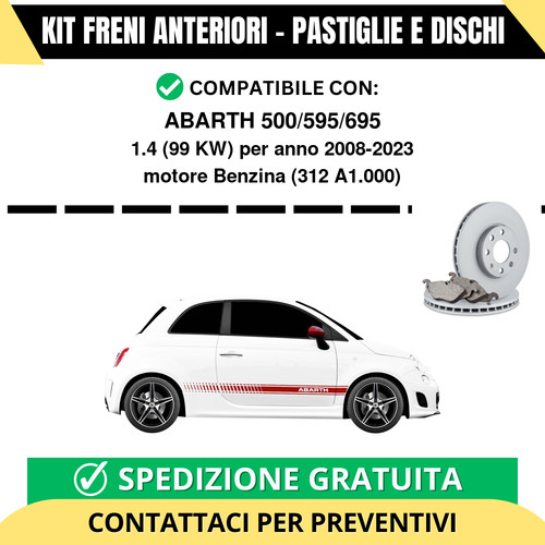 Kit freni anteriori - anteriori, (pastiglie