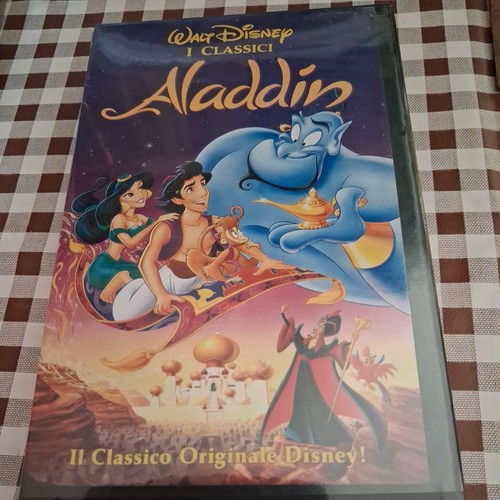 Aladdin vhs - aladdin, disney)