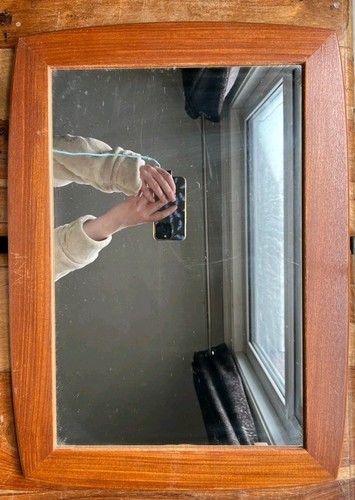 Specchio vintage teak - specchio,