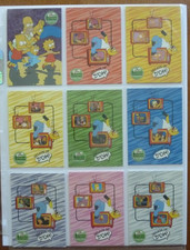 THE SIMPSONS "ANNIVERSARY CELEBRATION"  80 CARD BASE SET..INKWORKS 2000..MINT