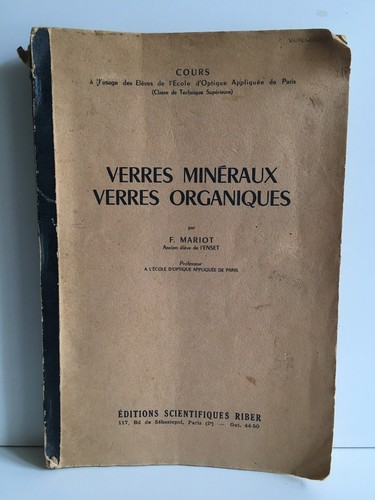 Cours mariot verres minéraux - mariot,