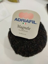 STOCK GR. 700 GOMITOLI MISTO LANA MAGNETE - ADRIAFIL - NERO