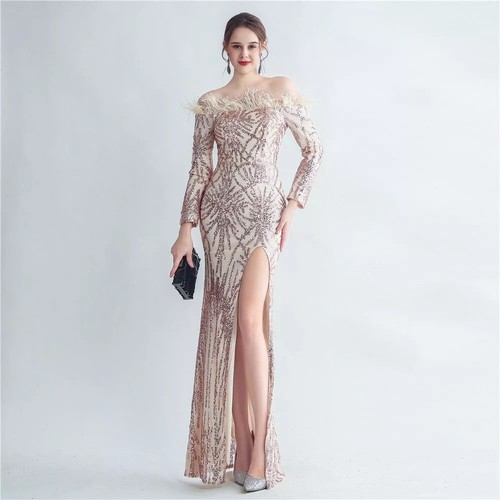 Vestito abito elegante lungo - vestito,