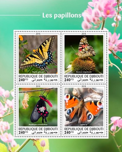 Francobolli farfalle mnh 2018 - farfalle,