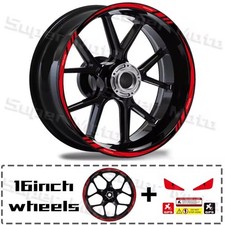Adesivo Cerchi Tuning Rossi