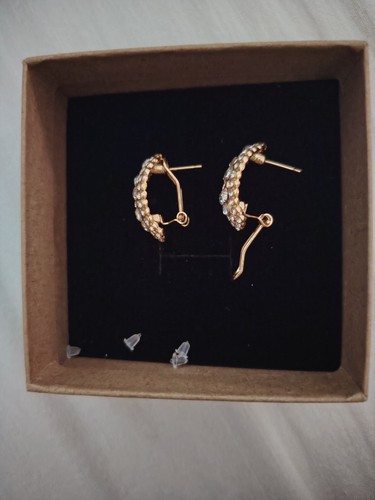 Orecchini donna bottone oro - , in