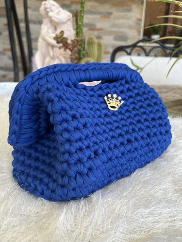 Borsa clutch all uncinetto - clutch, all'uncinetto