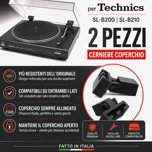 Cerniere giradischi coperchio - giradischi,