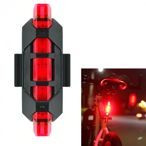 Fanale led rosso - rosso, bici