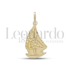 Pendente barca a vela oro