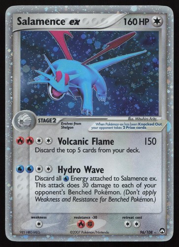 Salamence 108 holo ex - ex,