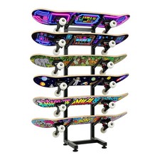 Skateboard Racks Floor Stand, 6-Layer Skateboard Wall Mount,Snowboard Storage...