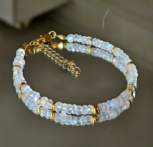 Bracciale pietra luna donna - bracciale,