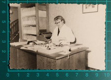 FOTO DONNA SEGRETARIA D'UFFICIO 1940 - 50 C.    ( F 37 )