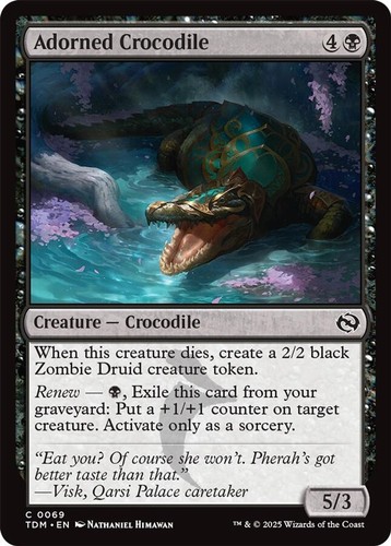 Coccodrillo adornato tarkir - -,
