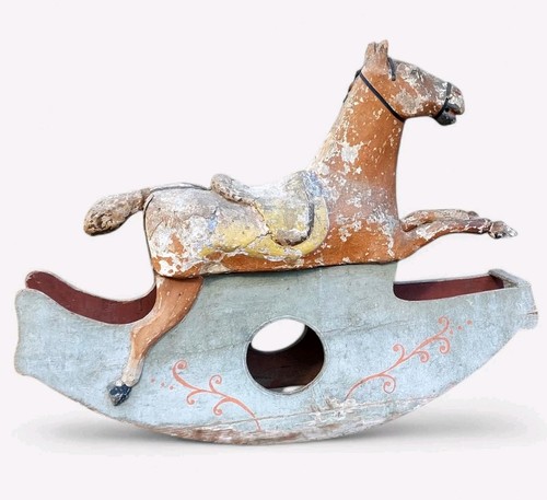 Raro antico cavallo dondolo - raro, a