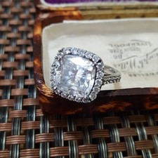 Anello Diamonique stile Art