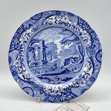 Antico Piatto decoro Blu epoca